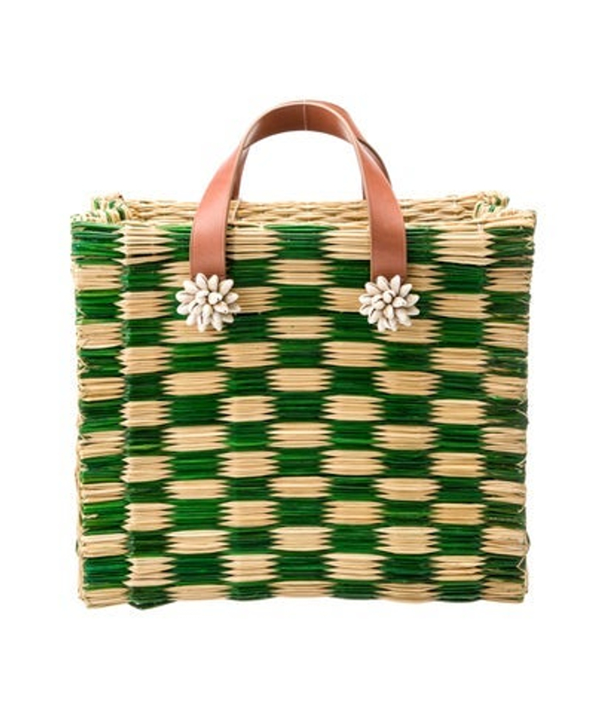 Heimat Atlantica Atlantica Raffia Top Handle Bag W Tags