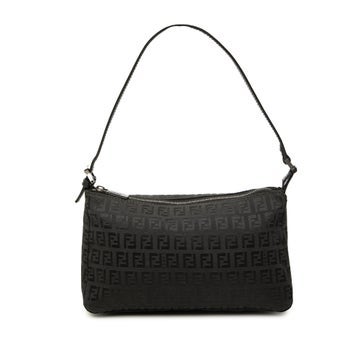 Calf Leather Zucchino Canvas Pochette