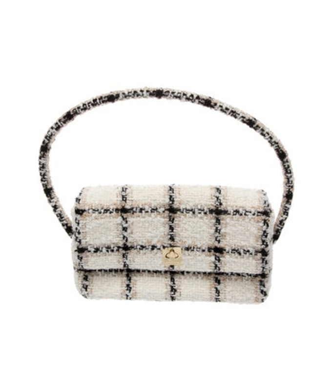 Anine Bing Bing Tweed Top Handle Bag