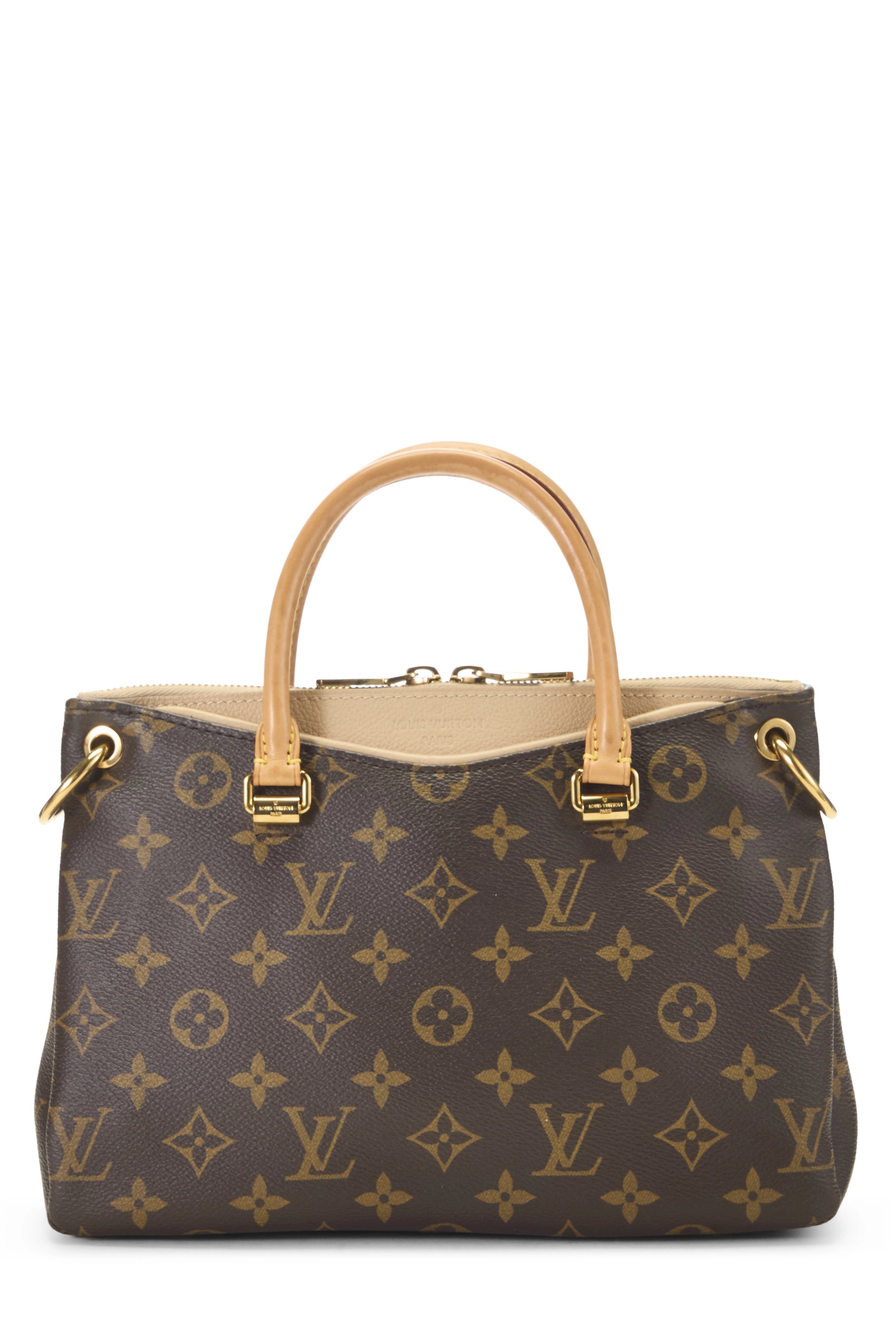Beige Monogram Canvas Pallas BB