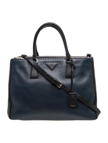 Saffiano Leather Galleria Double Zip Large