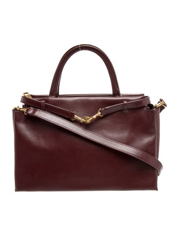 Leather Top Handle Bag