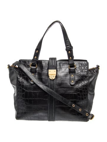 Leather Top Handle Bag