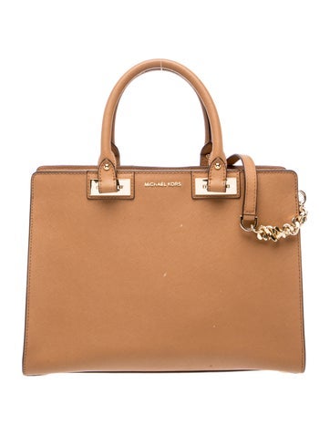 Leather Top Handle Bag