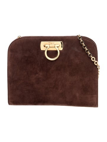 Salvatore Ferragamo Suede Shoulder Bag