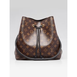 Louis Vuitton Louis Vuitton Noir Monogram Canvas NeoNoe Bag