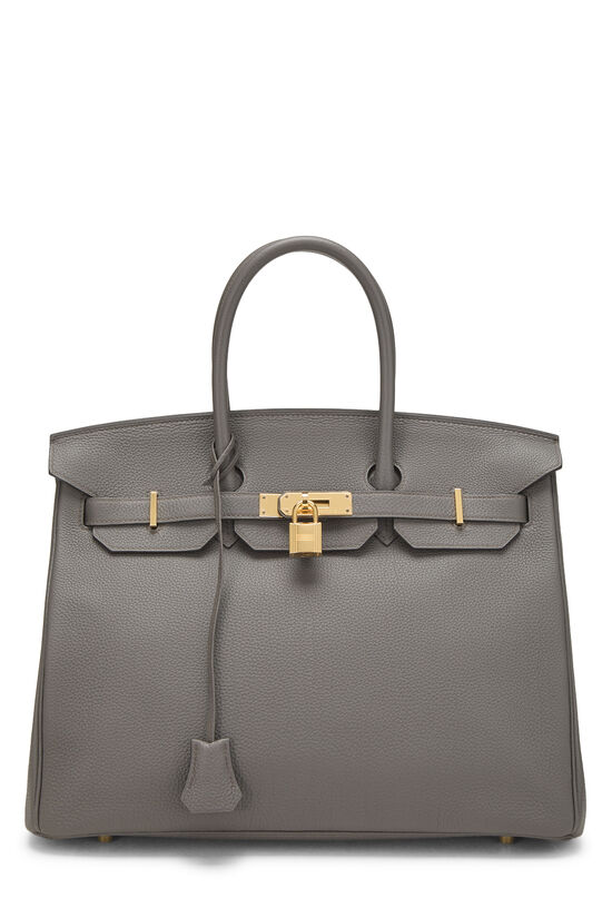 Hermes Etain Togo Birkin 35