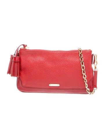 House Check Leather Clutch Bag