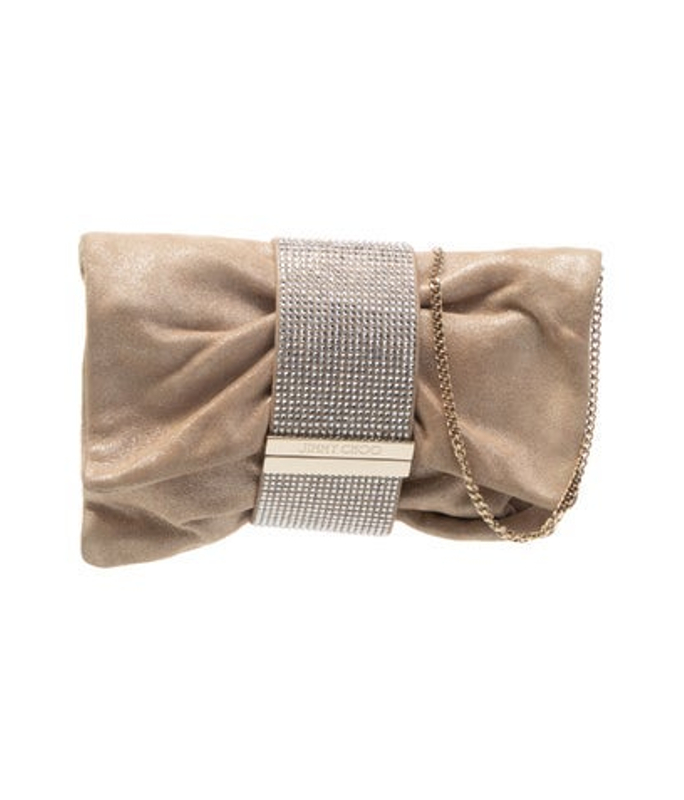 Jimmy Choo Choo Suede Clutch