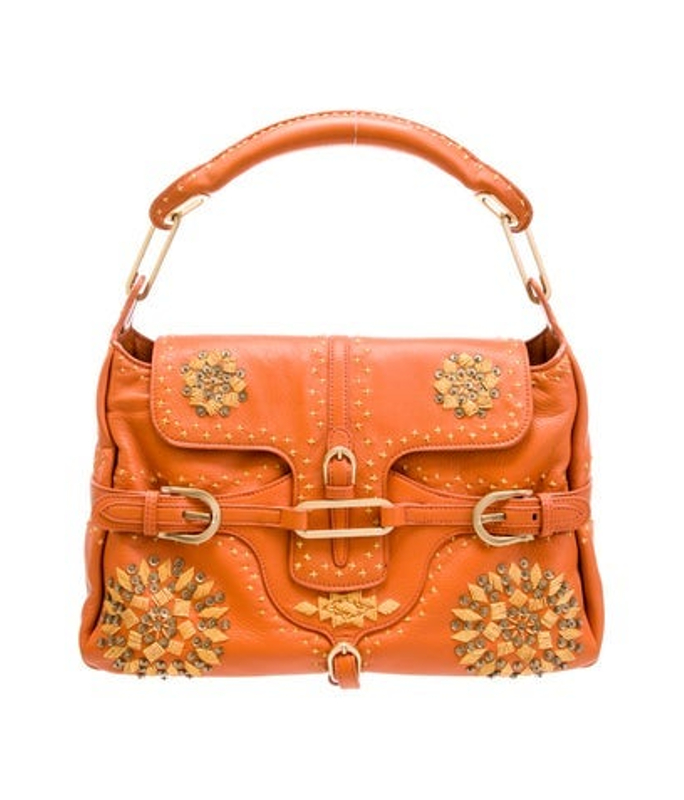 Jimmy Choo Choo Leather Top Handle Bag