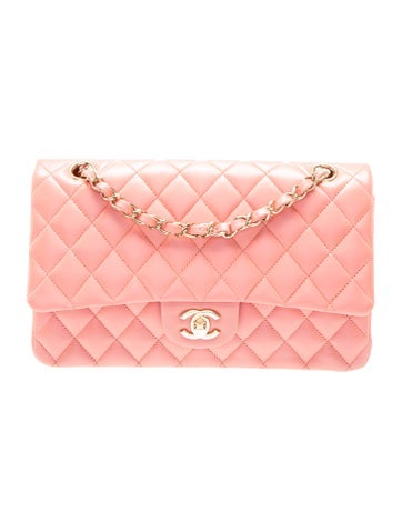 Classic Iridescent Medium Double Flap Bag