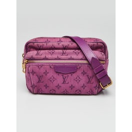 Louis Vuitton Louis Vuitton Purple Monogram Denim Outdoor Bumbag Bag