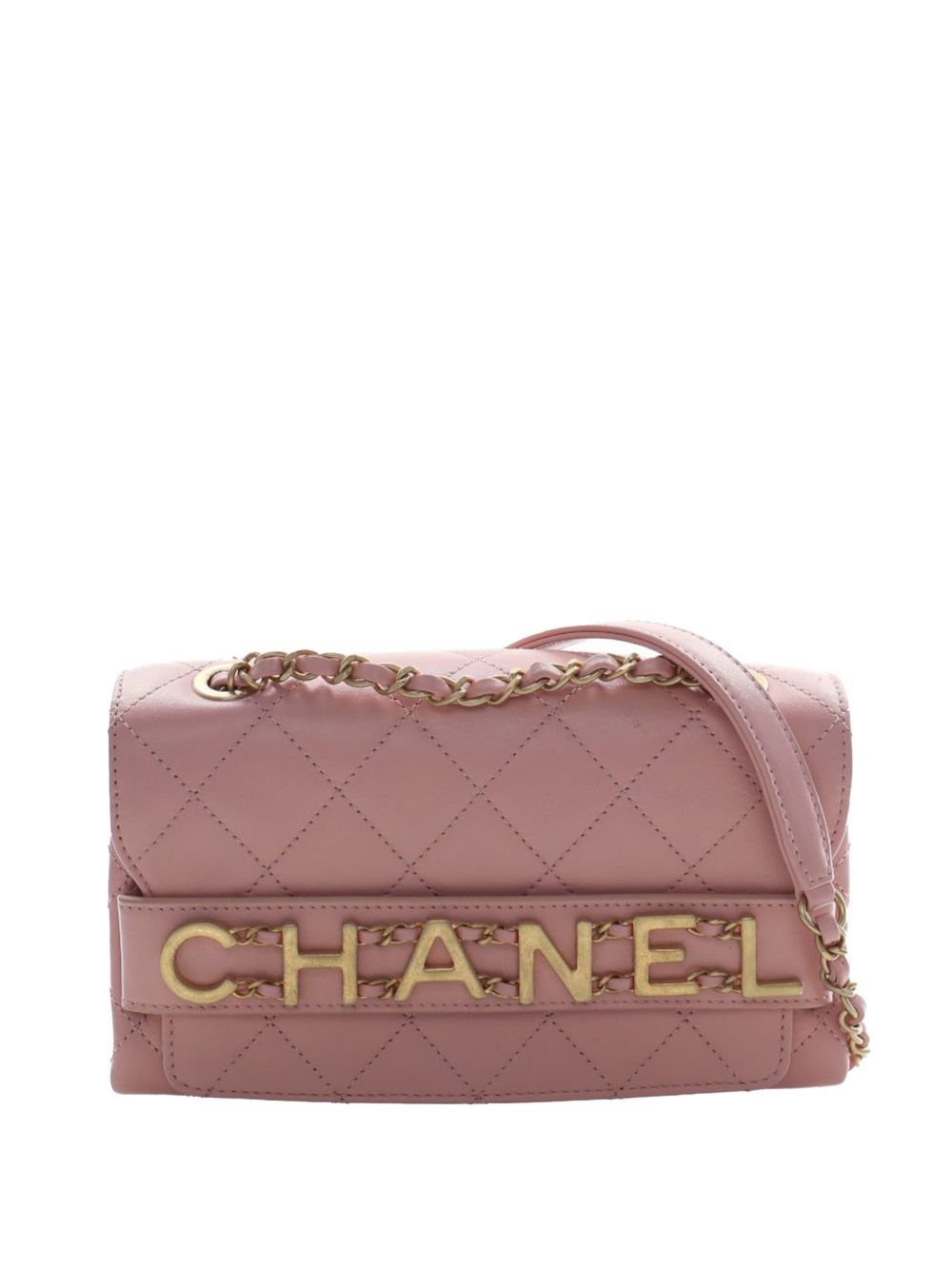 2019 Small Quilted Calfskin Enchained Flap crossbody bag