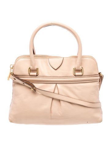 Leather Top Handle Bag