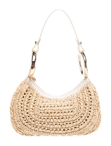 Raffia Shoulder Bag w/ Tags