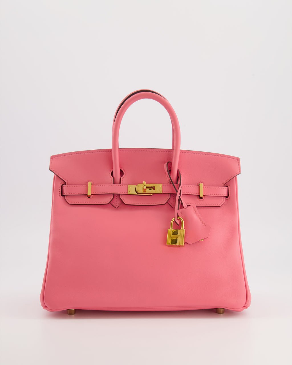 Hermès Birkin 25 Retourne Bag in Rose D'Été Swift Leather with Gold Hardware
