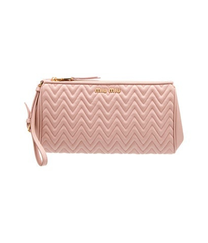 Miu Miu Miu Leather Clutch