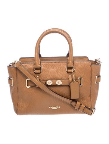 Leather Top Handle Bag