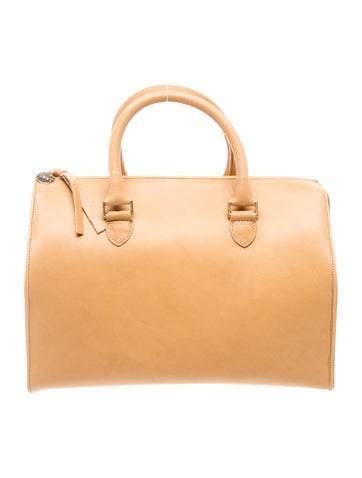 Leather Top Handle Bag
