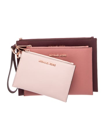 Saffiano Leather Clutch