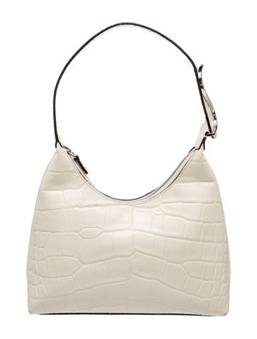 Embossed Leather Shoulder Bag