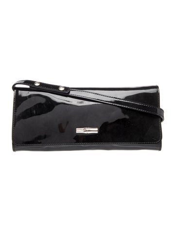 Longchamp Patent Leather Shoulder Bag