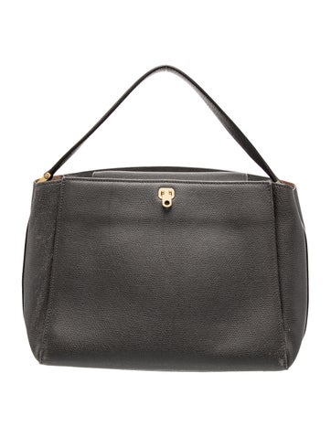 Leather Top Handle Bag