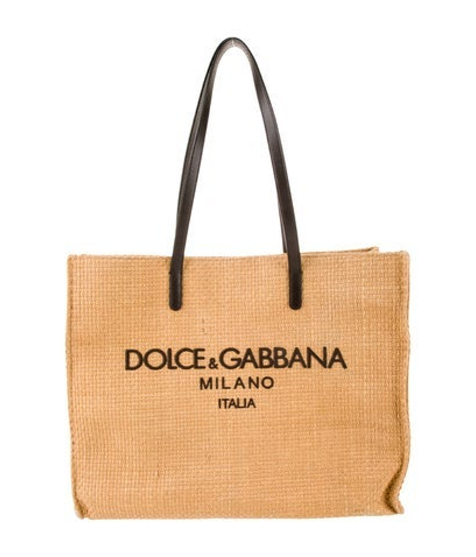 Dolce & Gabbana Gabbana Raffia Tote