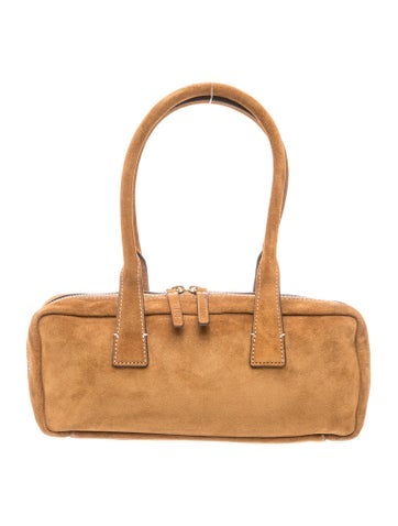 Staud Suede Top Handle Bag