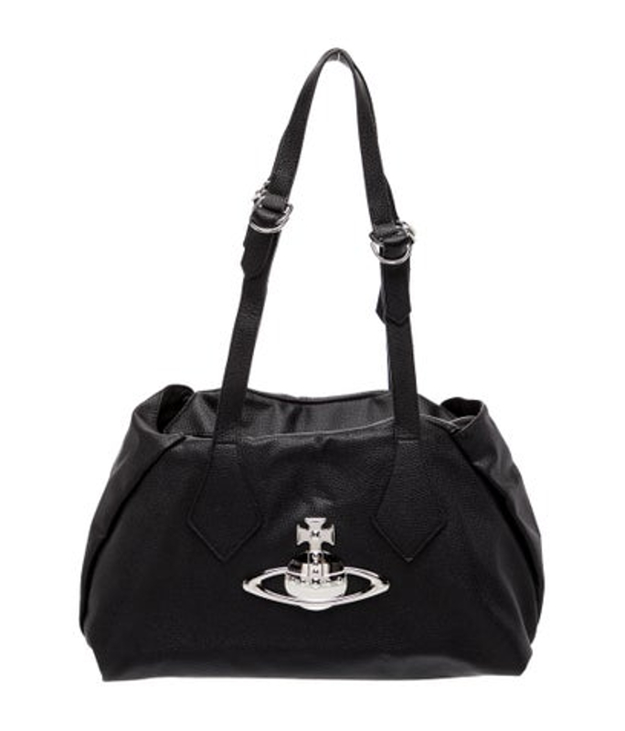 Vivienne Westwood Westwood Leather Shoulder Bag Large W Tags