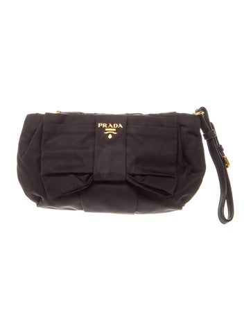Tessuto Nylon Clutch