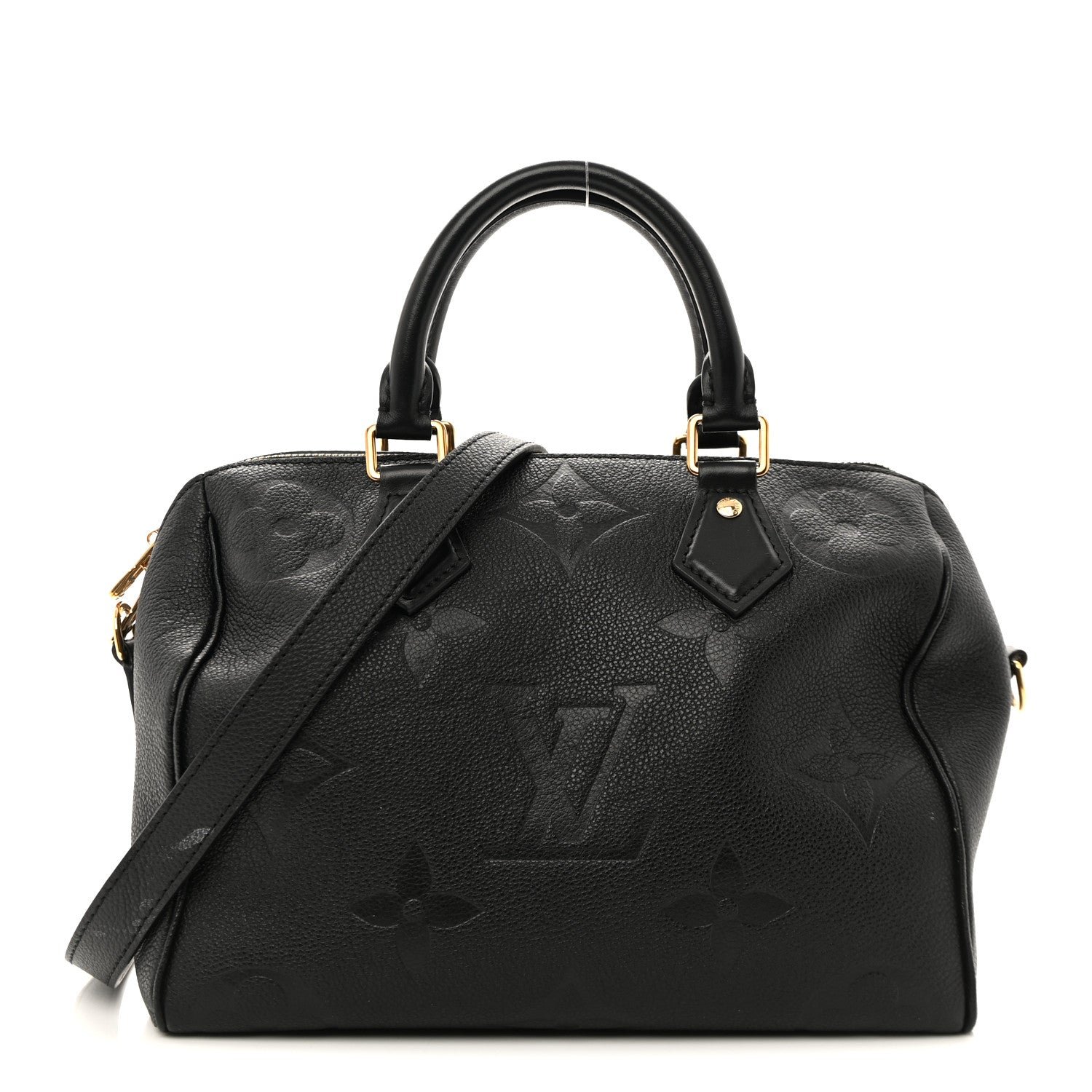 Louis Vuitton Empreinte Monogram Giant Speedy Bandouliere 25 Black