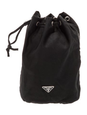 Enameled Metal Triangle Bucket Bag