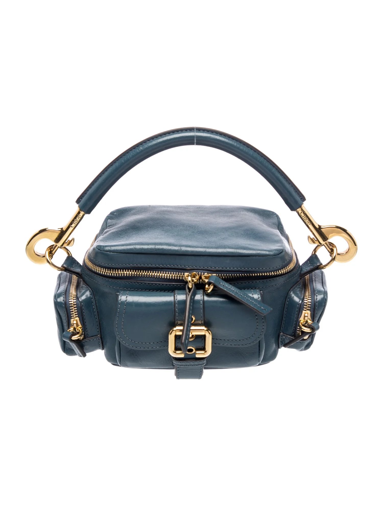 Leather Chloè Leather Top Handle Bag Small