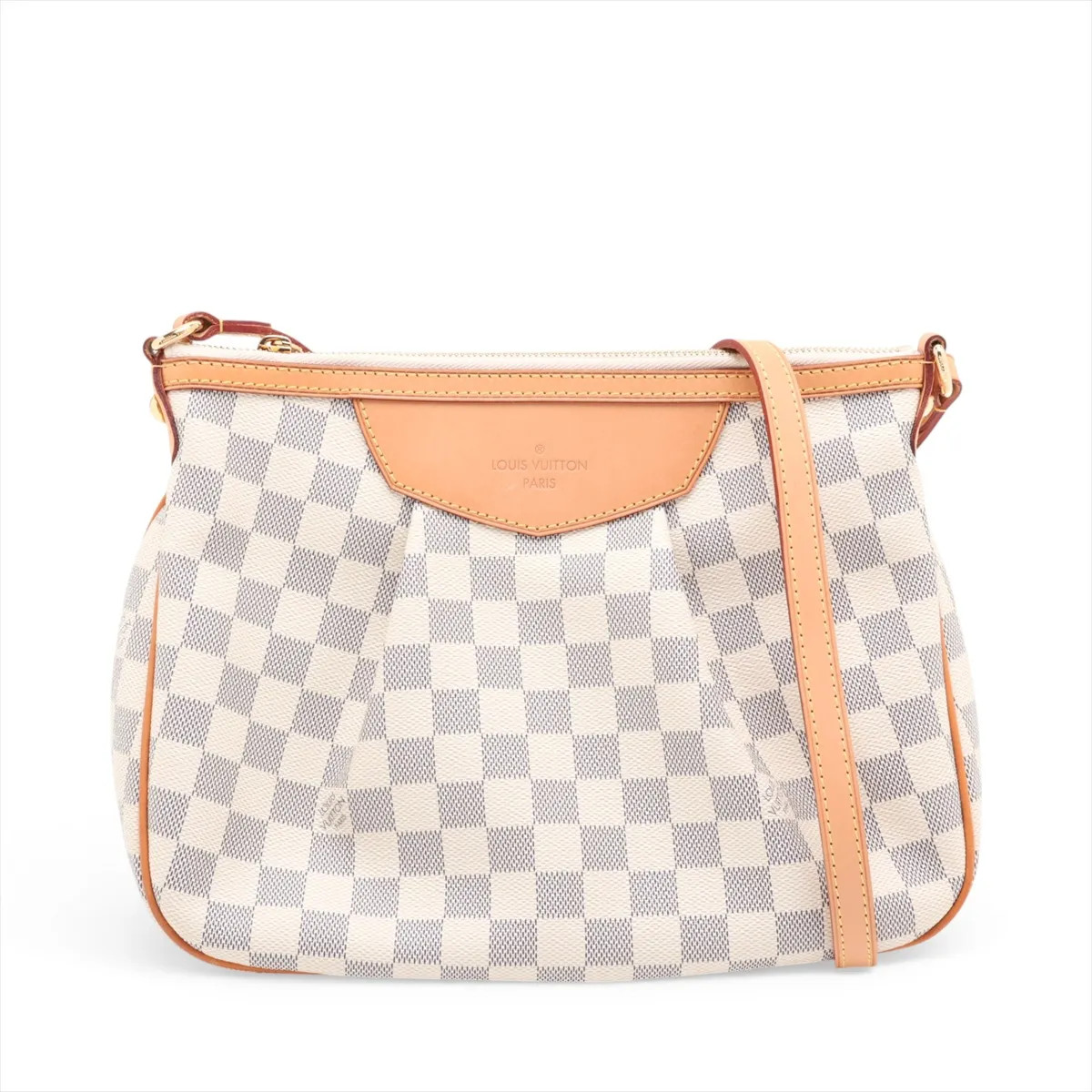 Louis Vuitton Damier Azure Siracusa PM N41113 White