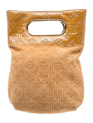 LV Monogram Limited Edition Powder Monogram Motard Afterdark Clutch Bag