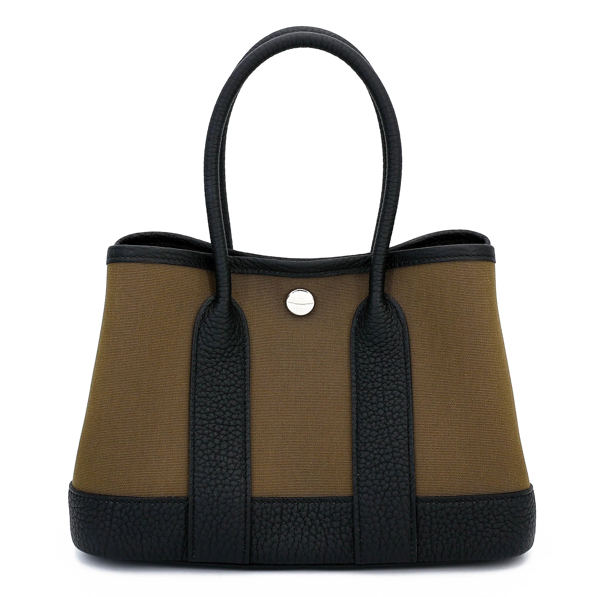 Brand New ( Rank N ) HERMÈS Neo Garden Party 23 Vert Olive (61) Toile H canvas Negonda Palladium hardware G (2026)