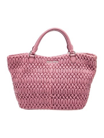 Miu Miu Lambskin Shoulder Bag