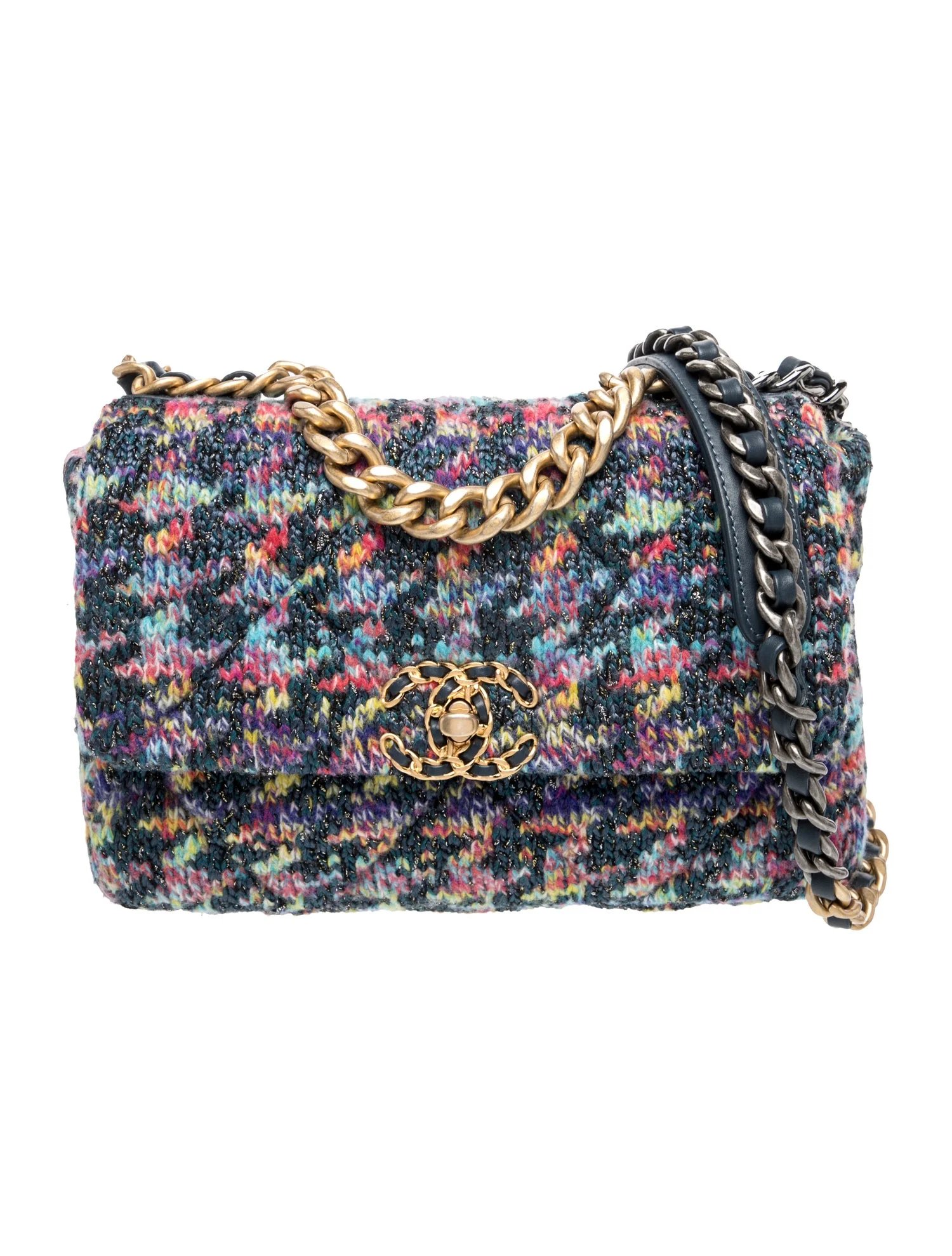 Medium Tweed 19 Flap Bag w/Tags
