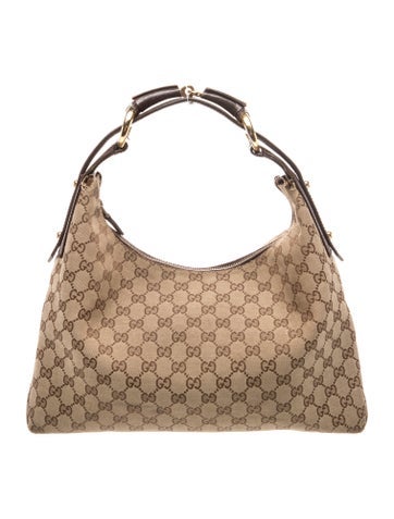 GG Canvas Horsebit Chain