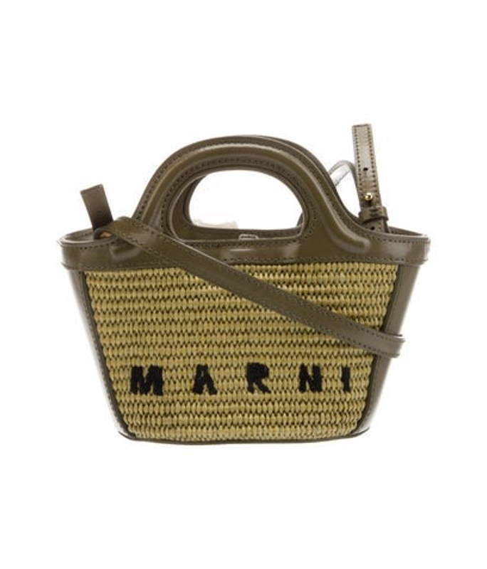 Marni Raffia Top Handle Bag