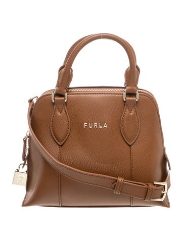 Leather Top Handle Bag