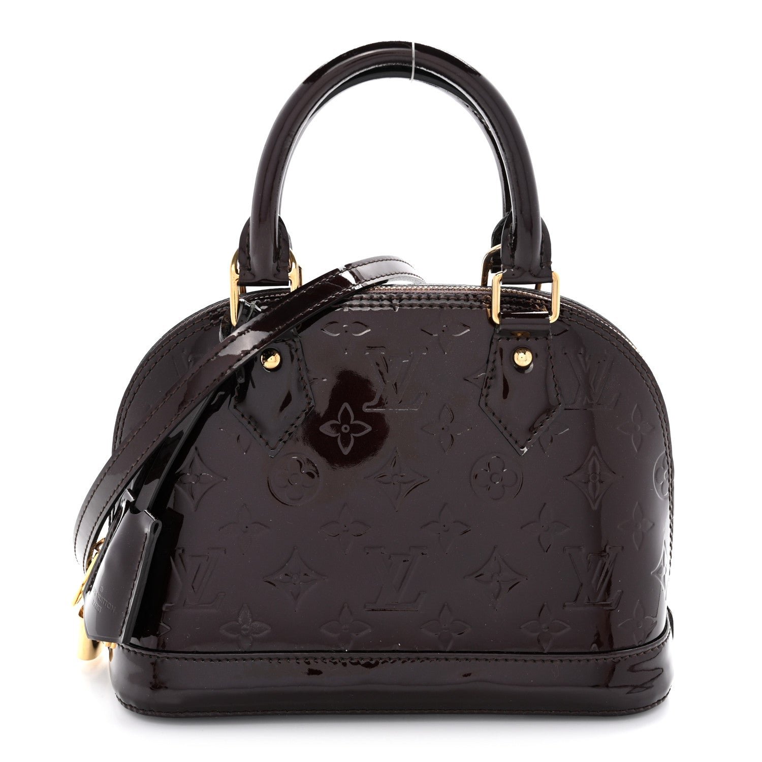 Louis Vuitton Louis Vuitton Vernis Alma BB Amarante