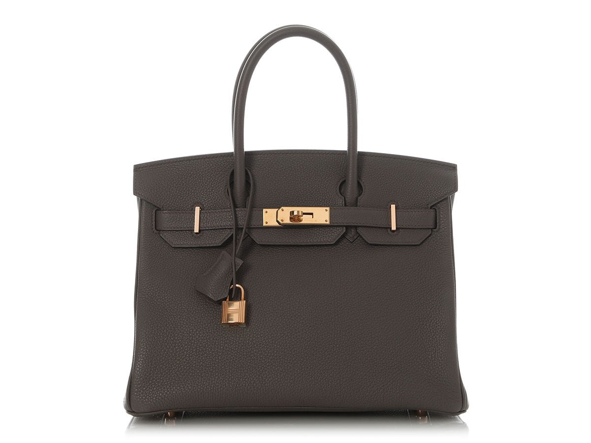 Hermes Hermès Etain Togo Birkin 30