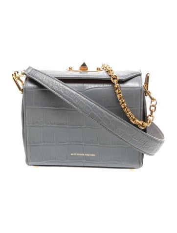 Embossed Leather Shoulder Bag
