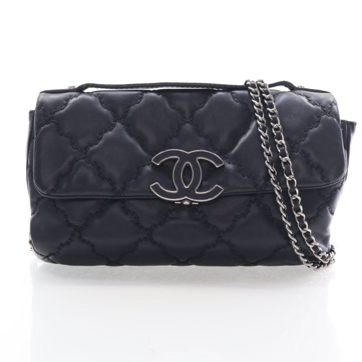 Chanel Lambskin Hamptons Flap