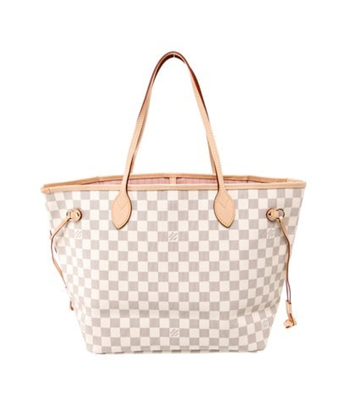 Louis Vuitton Vuitton Damier Azur Neverfull W Pouch Mm