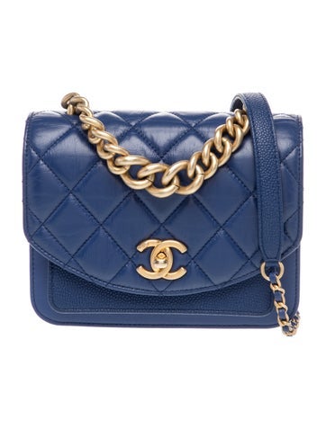 Mini Chain Handle Flap Bag