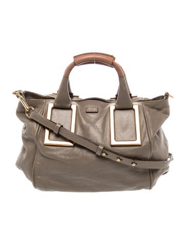 Leather Top Handle Bag