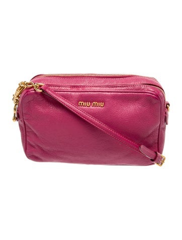 Miu Miu Goat Leather Crossbody Bag